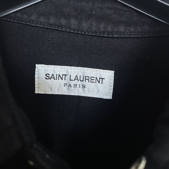 YSL Saint Laurent Cotton denim shirt - Picture 3 of 9